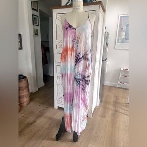 Lovestitch | Tie Dye Maxi Cami Dress - S/M